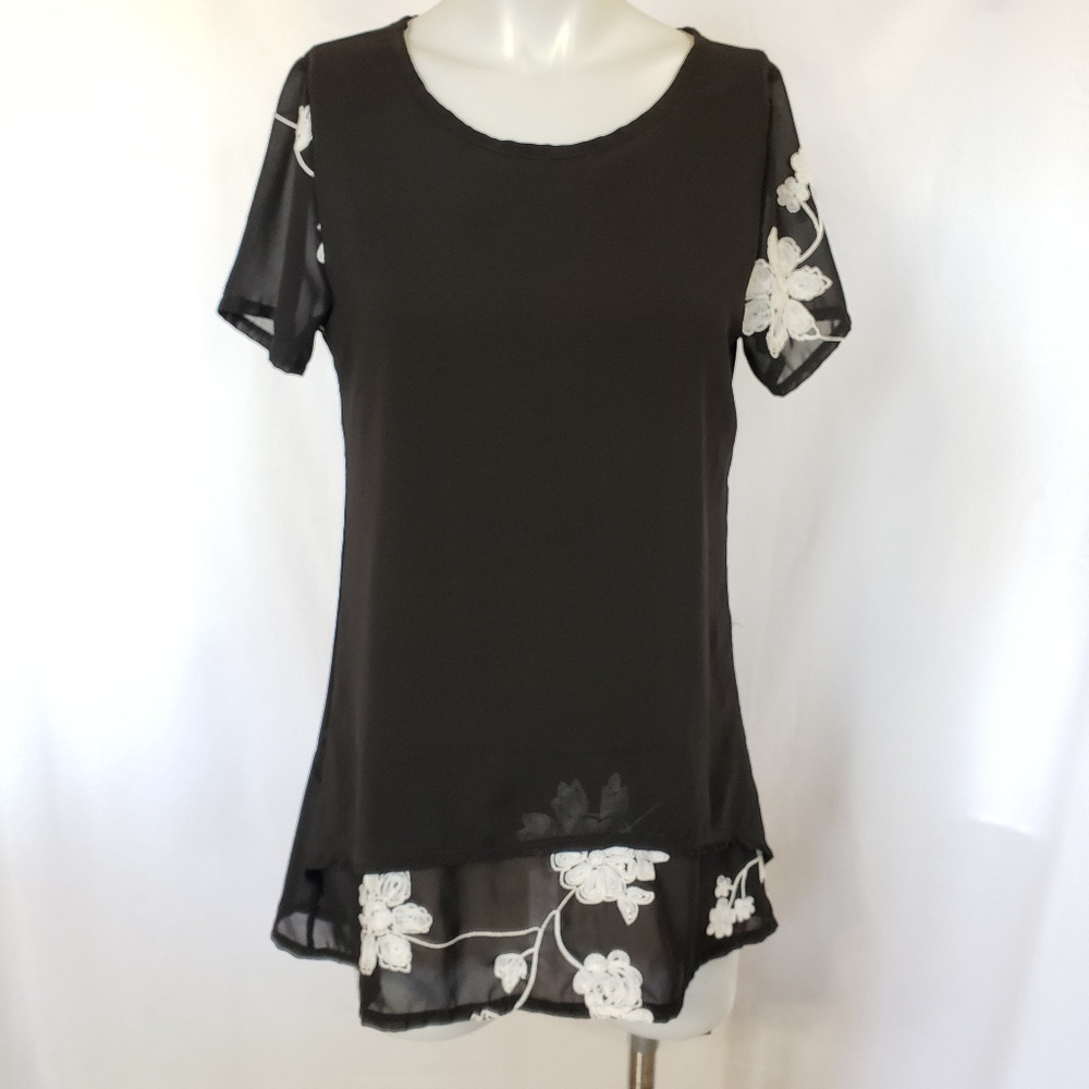 CHAO Han Xuan Embroidered layer chiffon - Picture 1 of 6
